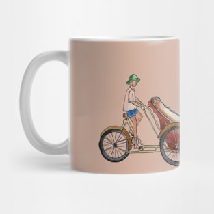 Vietnam Cyclo Water Color Mug